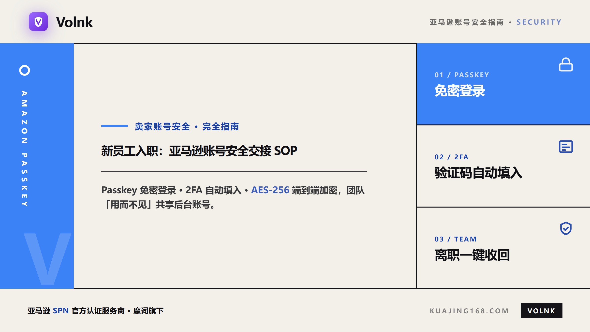 新员工入职：亚马逊账号交接安全 SOP